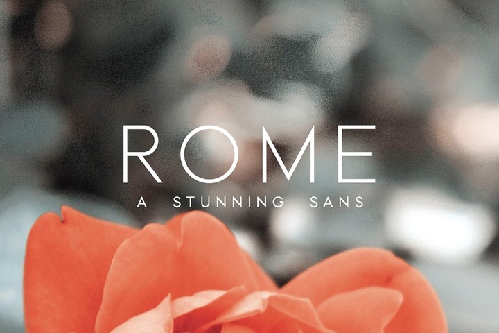 Schriftart Rome